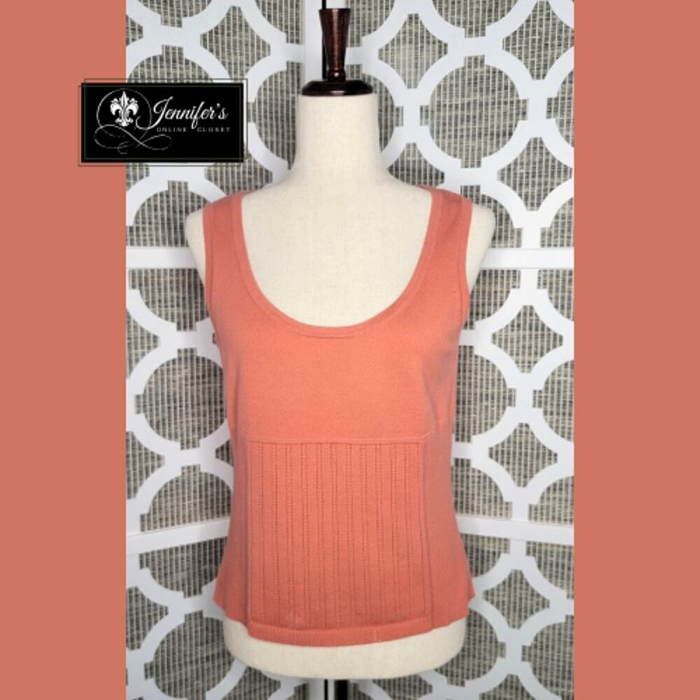 axcess by Liz Claiborne Women's Scoop Neck Sleeveless Ribbed Sweater